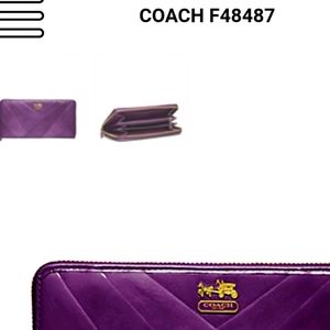 coach ladies wallet